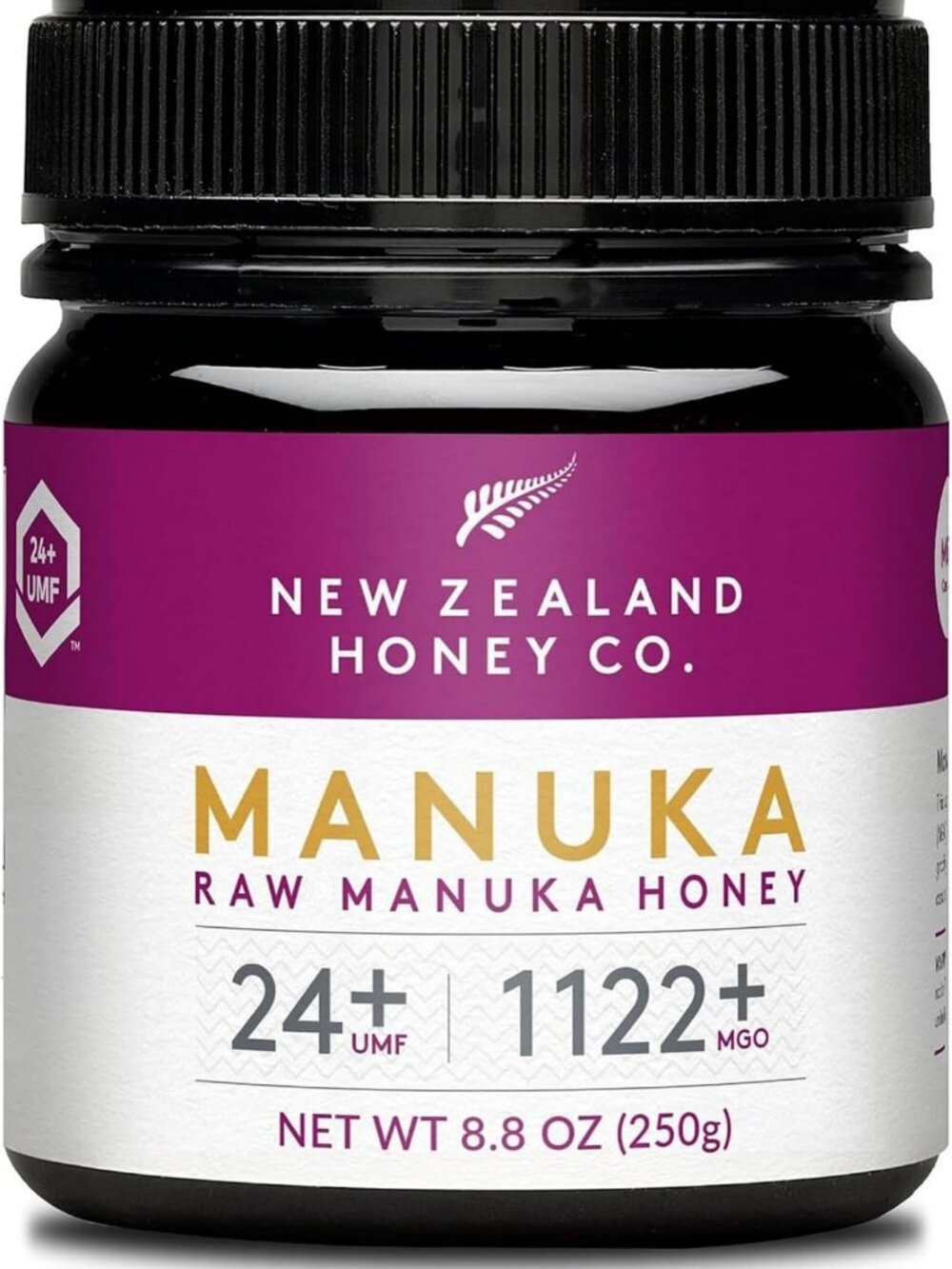 Premium Raw Manuka Honey UMF 24+ MGO 1122+, Certified & Tested, 8.8oz Jar